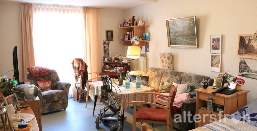 Bewohnerzimmer im Haus 32 der Seniorenstiftung Prenzlauer Berg in Berlin