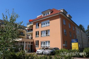 Blick auf das DSG Pflegewohnstift Babelsberg in Potsdam