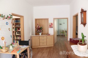 Eingangsbereich Pavillon, DSG Pflegewohnstift Hönow bei Berlin