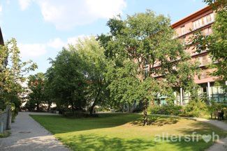 Garten in der Seniorenstiftung Prenzlauer Berg Haus 32 in Berlin