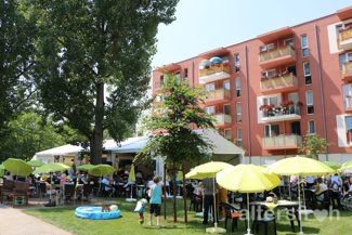 Sommerfest in der Seniorenstiftung Prenzlauer Berg Haus 32 in Berlin