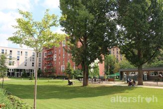 Garten in der Seniorenstiftung Prenzlauer Berg Haus 33 in Berlin