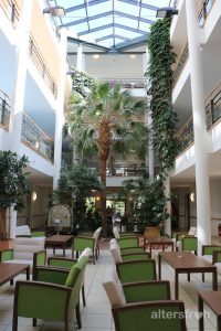 Zebrafinken im Atrium der Seniorenresidenz Haus Pankow