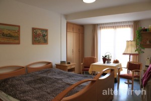 Schlafzimmer, Seniorenstiftung Prenzlauer Berg Haus 32 in Berlin